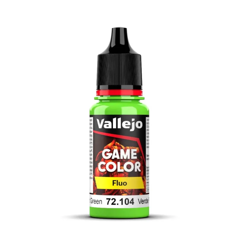 Vallejo Game Color: Fluo - Fluorescent Green 72.104 18ml