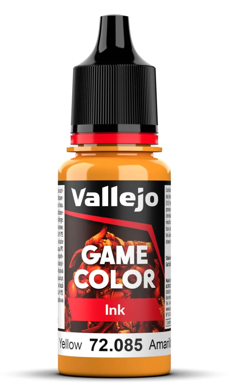 Vallejo Game Color: Ink - Yellow 72.085 18ml