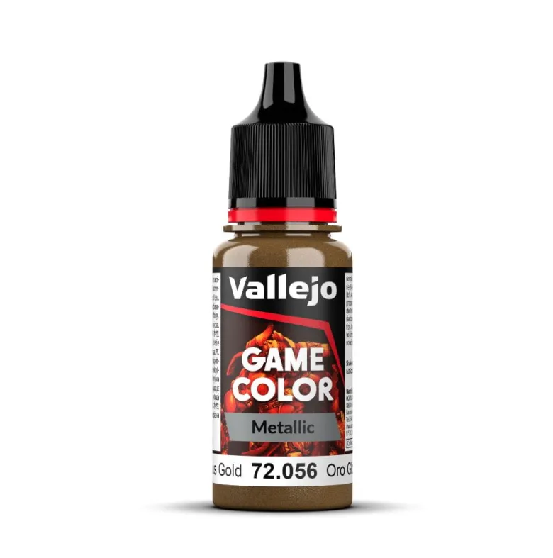 Vallejo Game Color: Metallic - Glorious Gold 72.056 18ml