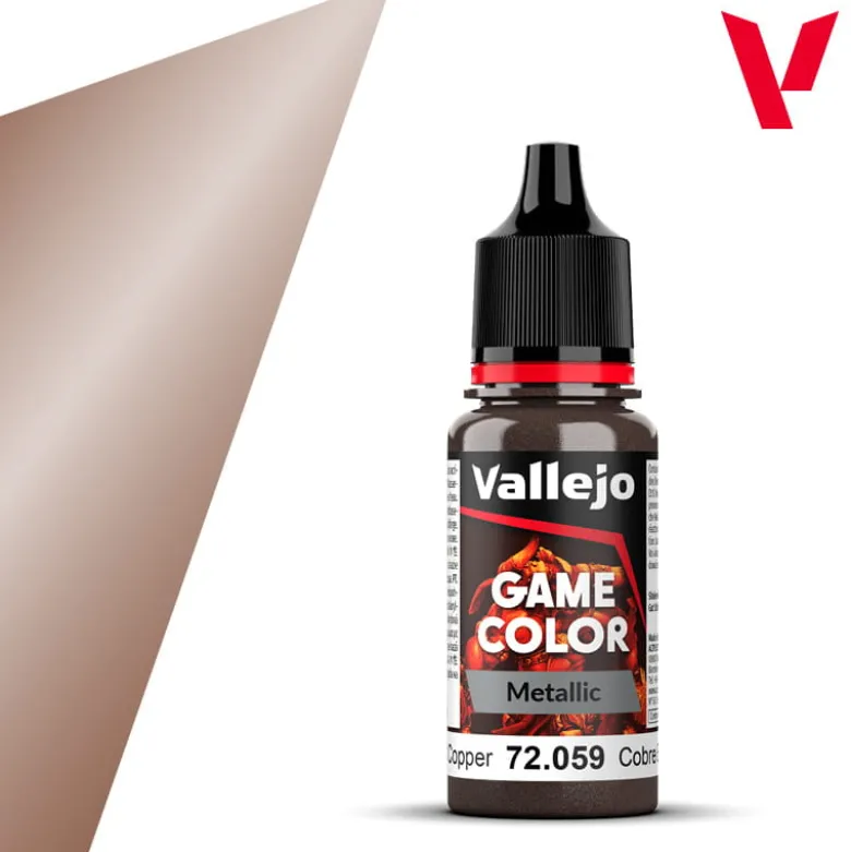 Vallejo Game Color: Metallic - Hammered Copper 72.059 18ml