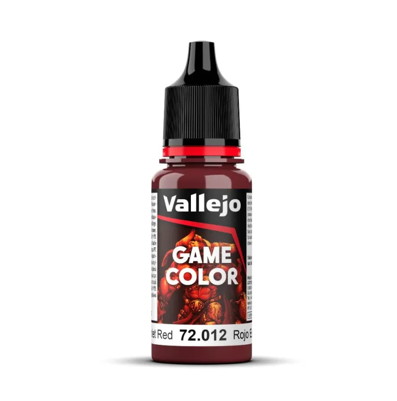 Vallejo Game Color: Scarlet Red 72.012 18ml