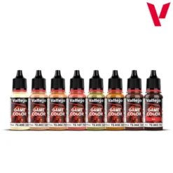 Vallejo Game Color - Skin Tones Paint Set 72.187