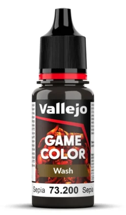 Vallejo Game Color: Wash - Sepia 73.200 18ml