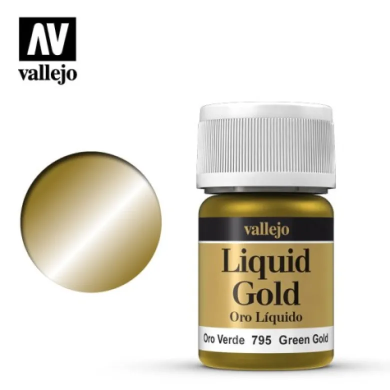 Vallejo Liquid Gold - Green Gold 70.795 35ml.