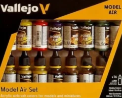 Vallejo Model Air - Basic Color Pack Paint Set 71.178 18ml.