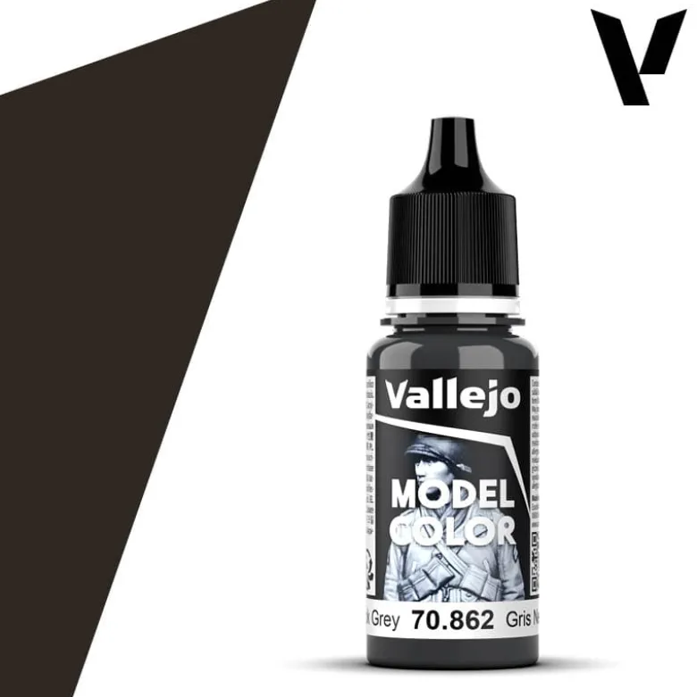Vallejo Model Color Black Grey (185) 70.862 18 ml