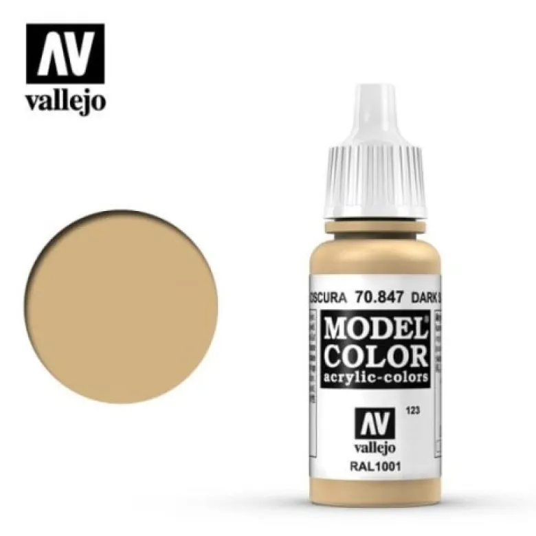 Vallejo Model Color Dark Sand (123) 70.847 17ml