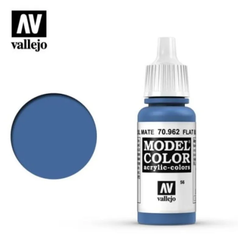Vallejo Model Color Flat Blue (056) 70.962 17ml