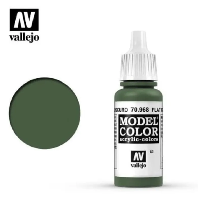 Vallejo Model Color Flat Green (083) 70.968 17ml.
