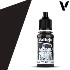 Vallejo Model Color Glossy Black (192) 70.861 18 ml