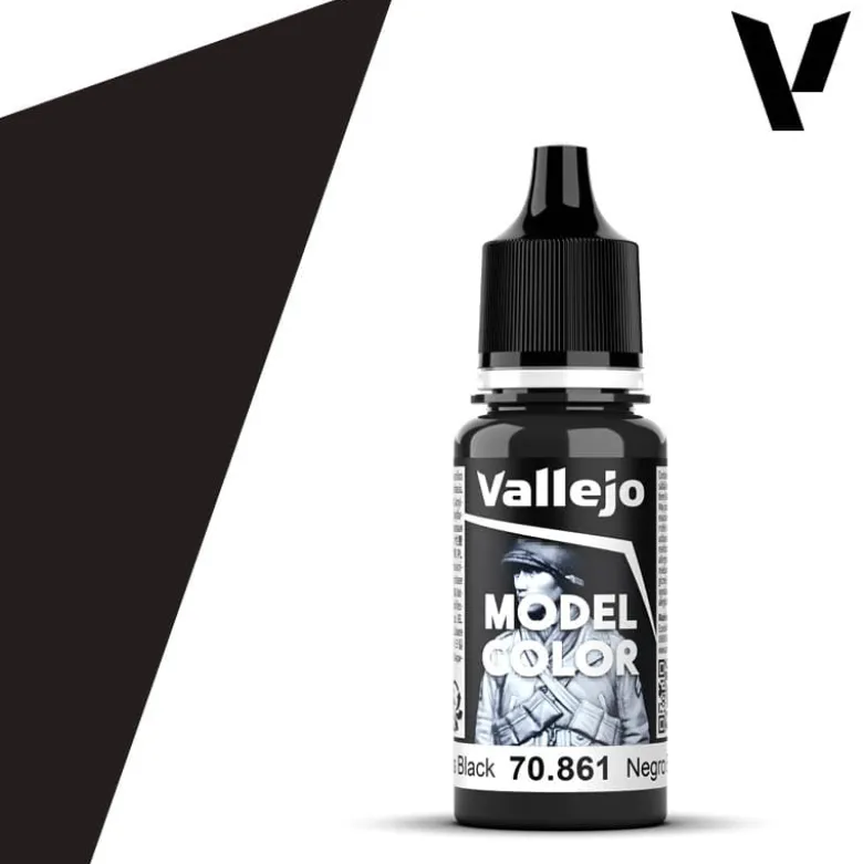 Vallejo Model Color Glossy Black (192) 70.861 18 ml