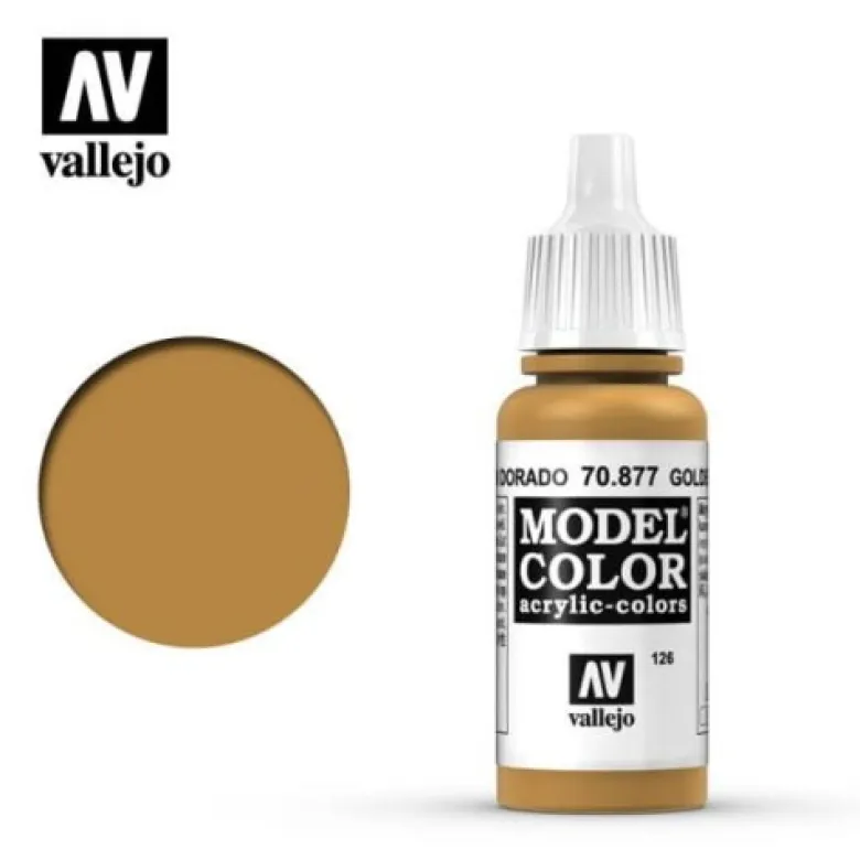 Vallejo Model Color Gold Brown (126) 70.877 17ml