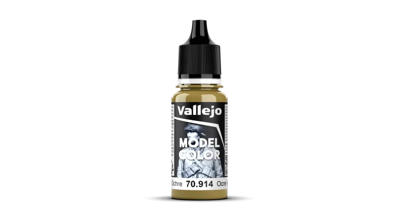 Vallejo Model Color Green Ochre (132) 70.914 18 ml