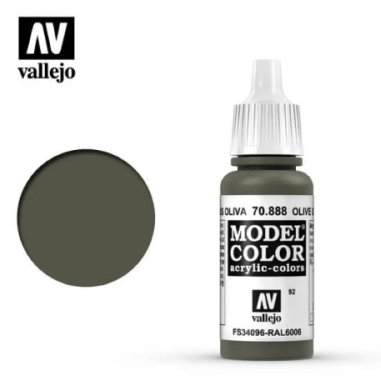Vallejo Model Color Olive Grey (092) 70.888 17ml