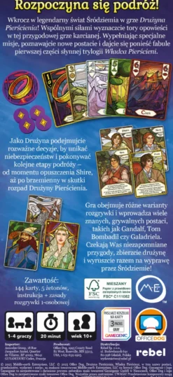 Władca Pierścieni: Drużyna Pierścienia - Wciągająca gra karciana