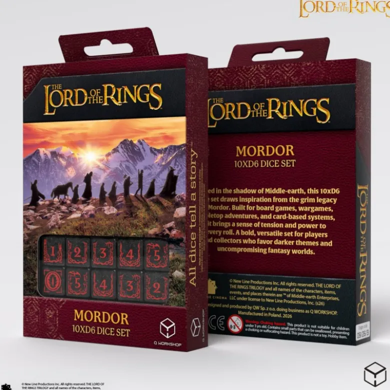 Władca Pierścieni. Zestaw Kości: Mordor 10xK6