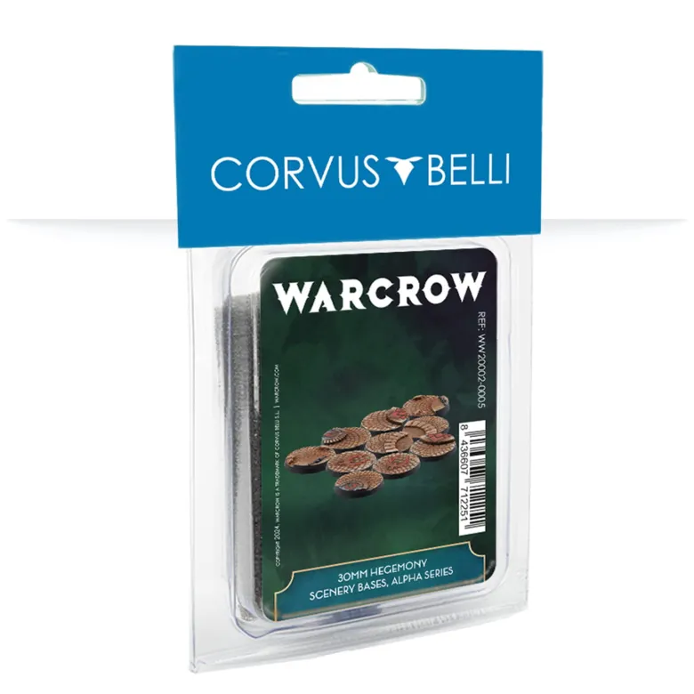 Warcrow: 30mm Hegemony Scenery Bases, Alpha Series