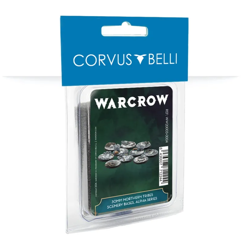 Warcrow: 30mm Northern Tribes Scenery Bases, Alpha Series