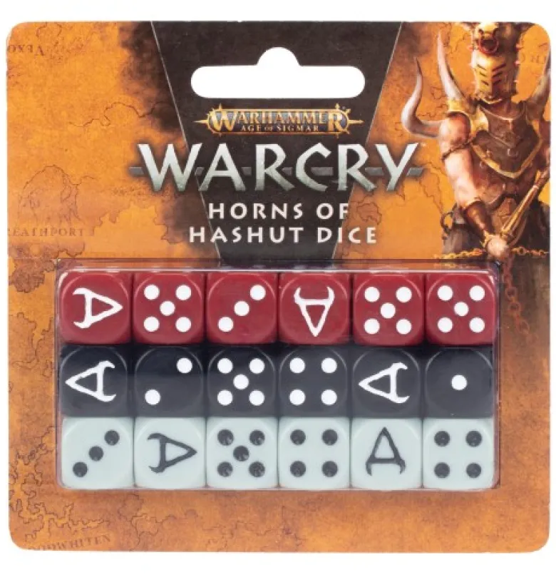 Warcry: Horns of Hashut Dice Set