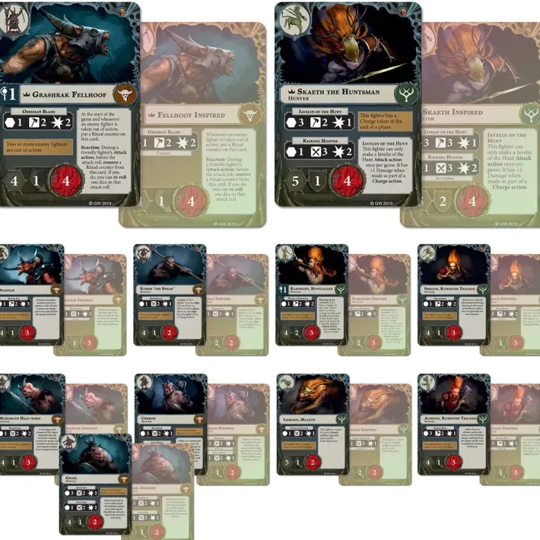 Warhammer Underworlds Beastgrave Grashrak’s Despoilers & Skaeth’s Wild Hunt Promo Cards
