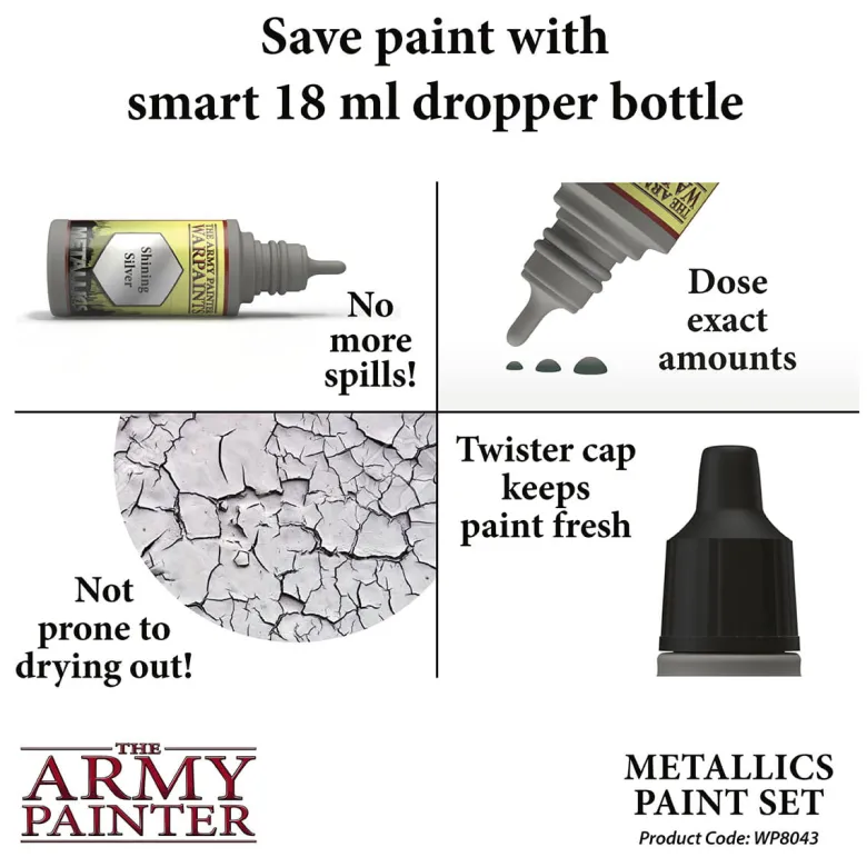 Warpaints Metallics Paint Set