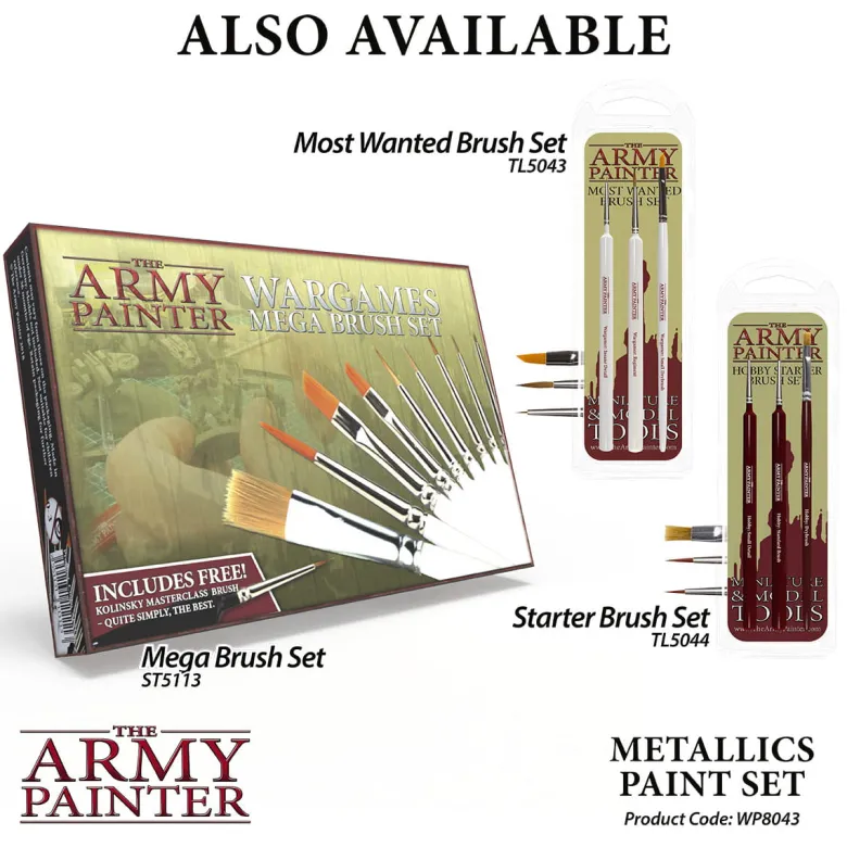 Warpaints Metallics Paint Set