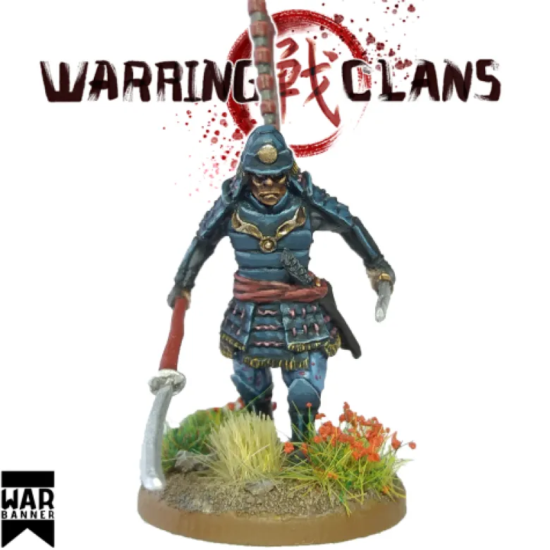 Warring Clans: Samurai with Naginata and Katana