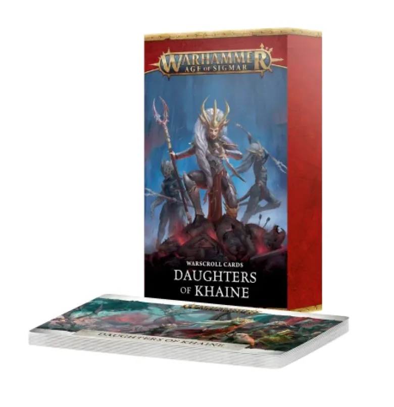 Warscroll Cards: Daughters of Khaine 4ed