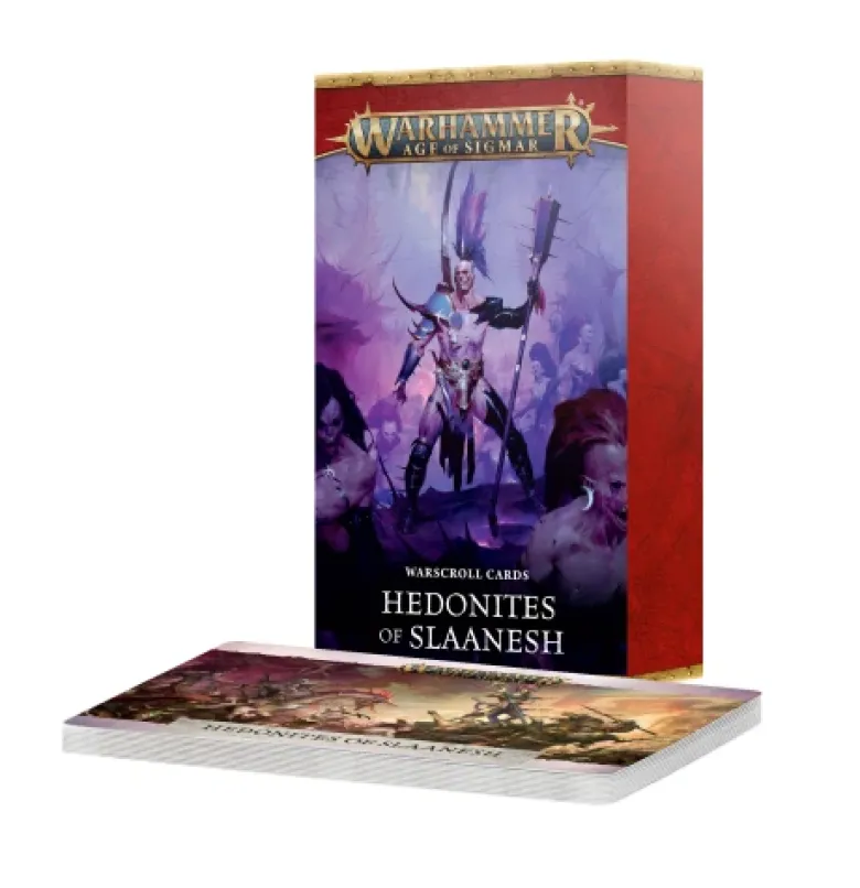 Warscroll Cards: Hedonites of Slaanesh 4ed
