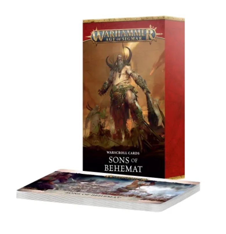 Warscroll Cards: Sons of Behemat