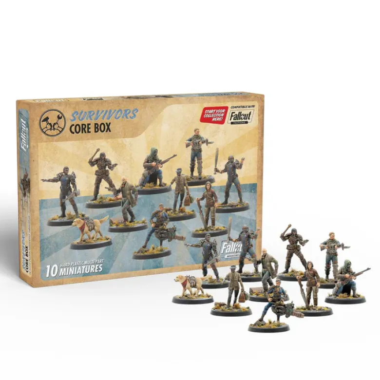 Wasteland Survivors Core Box (Plastic)