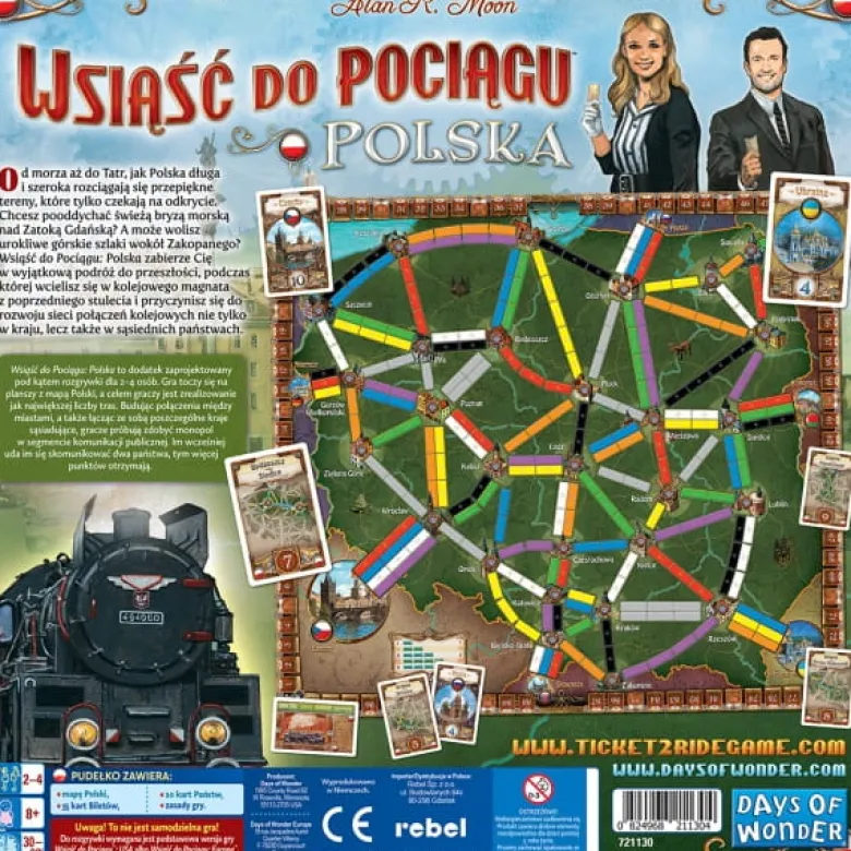 Wsiąść do Pociągu: Kolekcja Map 6,5 - Polska