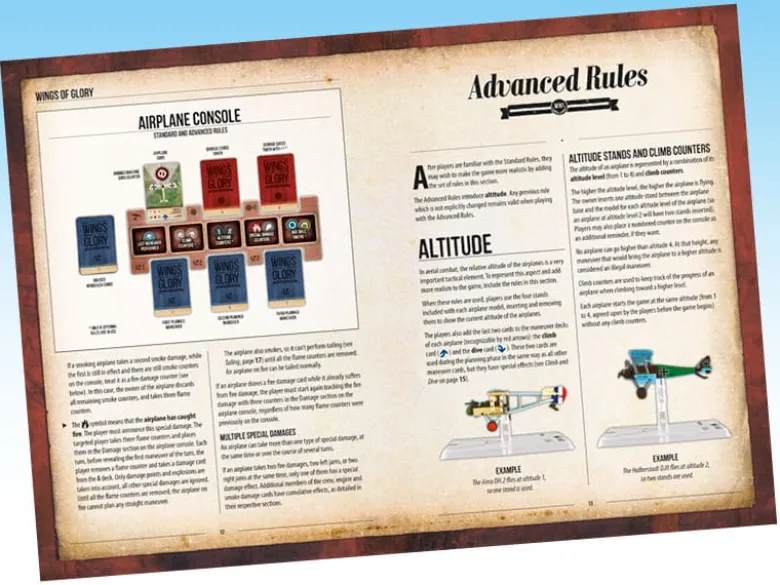 WW1 Wings of Glory - Rules and Accessories Pack