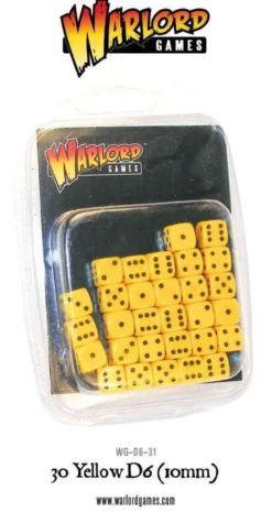 30 Yellow D6 (10mm)