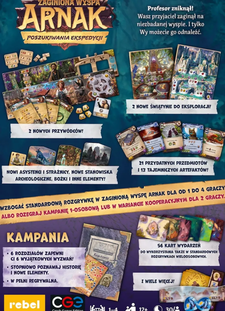 Zaginiona wyspa Arnak: Poszukiwania ekspedycji