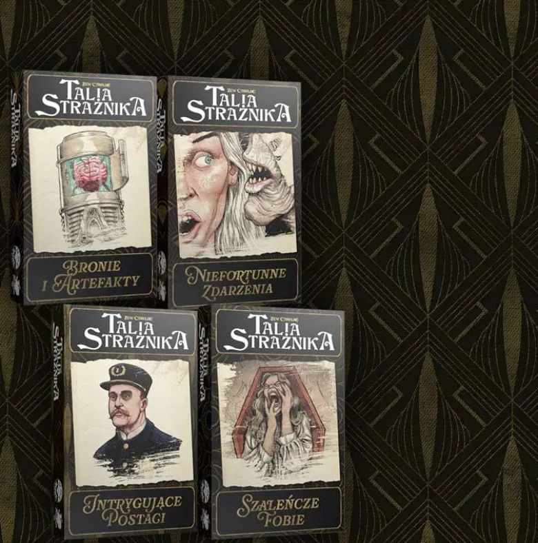 Zew Cthulhu 7 ed. - Zestaw 4 Talie Strażnika
