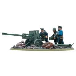 ZiS-3 Divisional Gun with Soviet Naval Brigade Crew