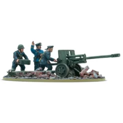 ZiS-3 Divisional Gun with Soviet Naval Brigade Crew