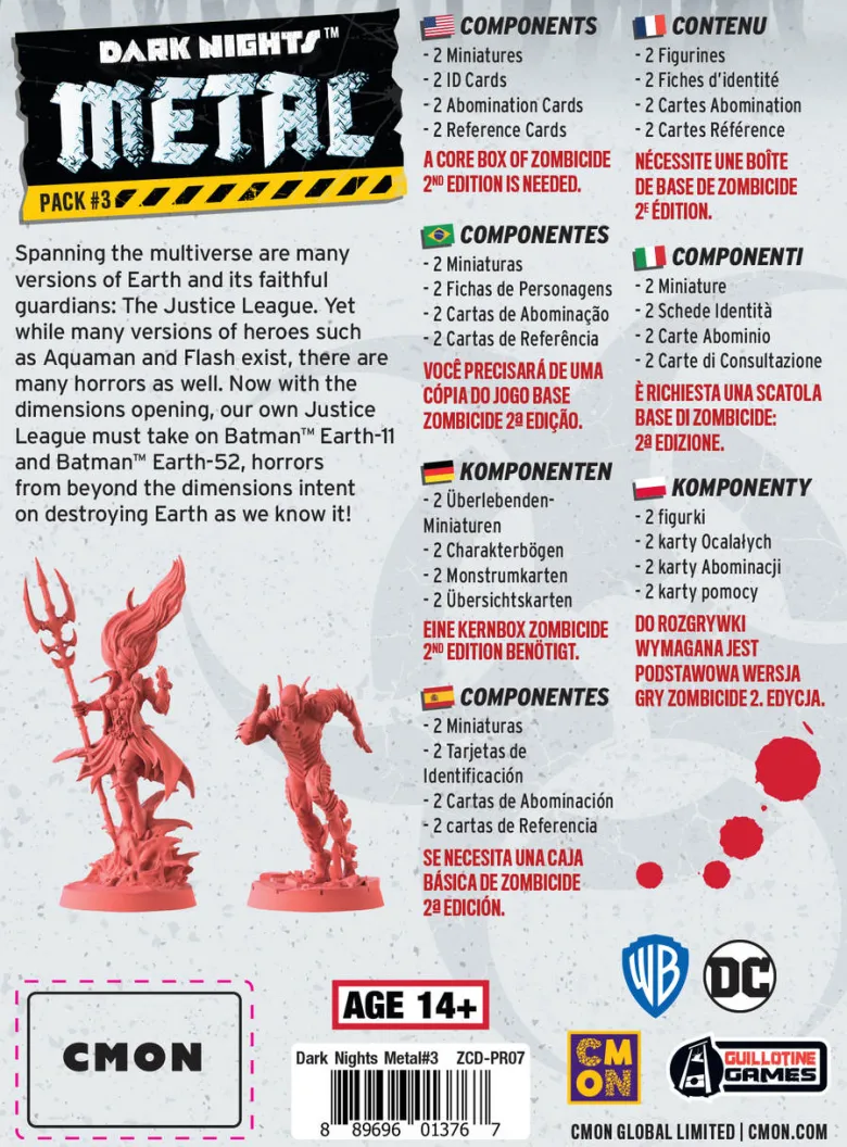 Zombicide 2. edycja: Dark Nights Metal - Pack 3